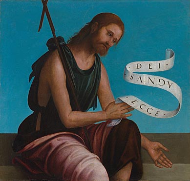 Lorenzo Costa: 'Saint John the Baptist'