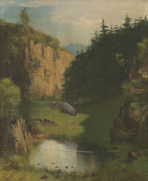 Studio of Gustave Courbet: 'The Pool'