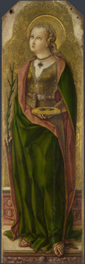 Carlo Crivelli: 'Saint Lucy'