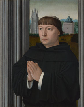 Gerard David: 'An Augustinian Friar (?) Praying'
