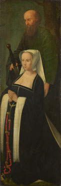 Followers of Gerard David: 'Saint Paul and a Donatrix'