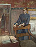 Hélène Rouart in her Father's Study