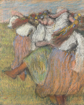 Hilaire-Germain-Edgar Degas: 'Russian Dancers'