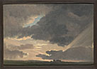 Sunset in the Roman Campagna