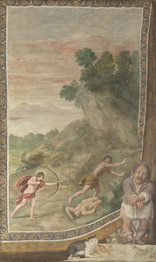 Domenichino and assistants: 'Apollo killing the Cyclops'