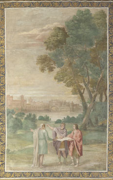 Domenichino and assistants: 'Apollo and Neptune advising Laomedon'