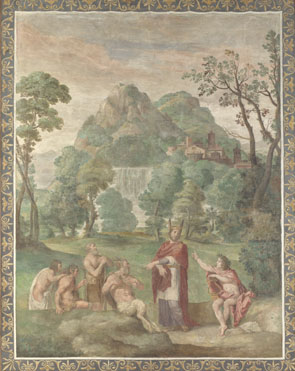 Domenichino and assistants: 'The Judgement of Midas'