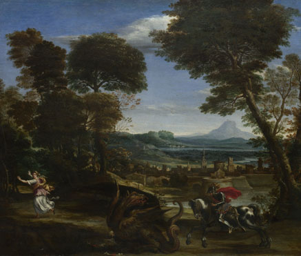 Domenichino: 'Saint George killing the Dragon'