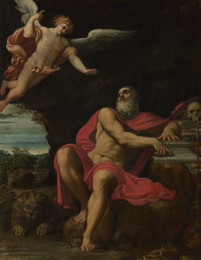 Domenichino: 'The Vision of Saint Jerome'