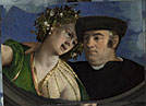 A Man embracing a Woman