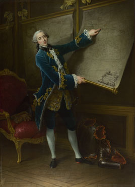 François-Hubert Drouais: 'Le Comte de Vaudreuil'