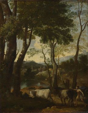 Gaspard Dughet: 'Landscape with a Cowherd'