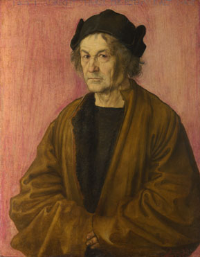 Attributed to Albrecht Dürer: 'The Painter's Father'