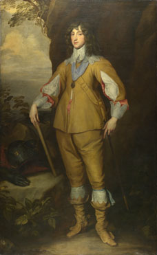 Studio of Anthony van Dyck: 'Prince Charles Louis, Count Palatine'