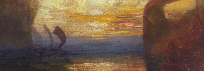 Detail from Joseph Mallord William Turner: 'Ulysses deriding Polyphemus- Homer's Odyssey'