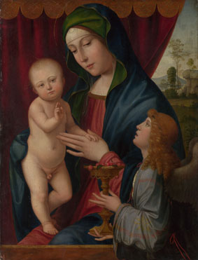 Francesco Francia: 'The Virgin and Child with an Angel'