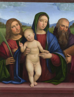 Francesco Francia: 'The Virgin and Child with Two Saints'