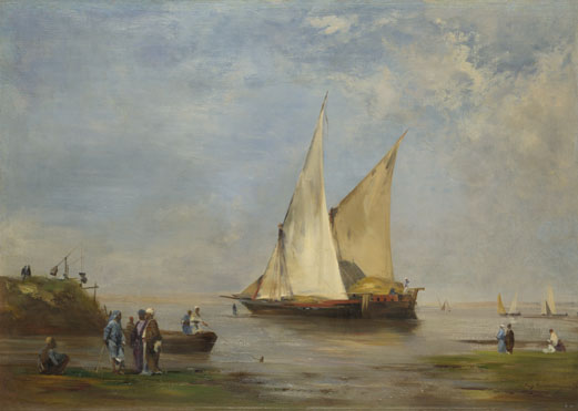 Eugène Fromentin: 'The Banks of the Nile'