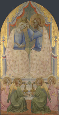 Attributed to Agnolo Gaddi: 'The Coronation of the Virgin'