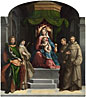 The Madonna and Child enthroned with Saints