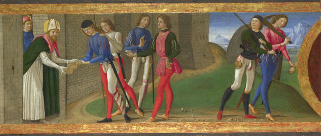Domenico Ghirlandaio: 'A Legend of Saints Justus and Clement of Volterra'