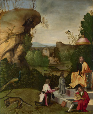 Follower of Giorgione: 'Homage to a Poet'