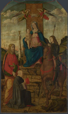 Attributed to Giovanni Martini da Udine: 'The Virgin and Child with Saints'