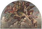Saint Mary Magdalene borne by Angels