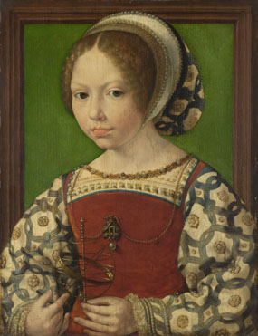 Jan Gossaert: 'A Little Girl'