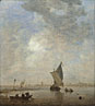 Fishermen hauling a Net