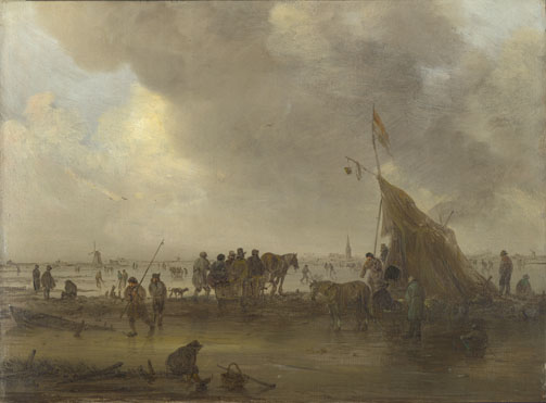 Jan van Goyen: 'A Scene on the Ice'