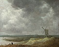 A Windmill by a River