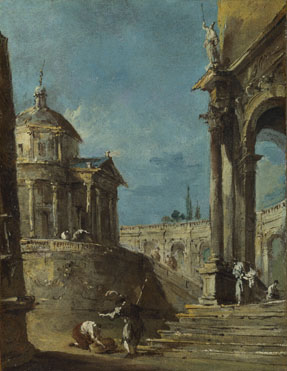 Francesco Guardi: 'An Architectural Caprice'