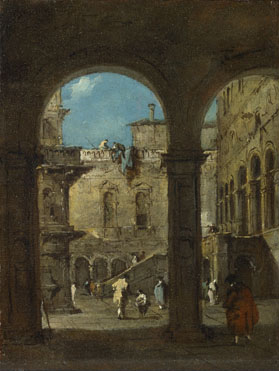 Francesco Guardi: 'An Architectural Caprice'