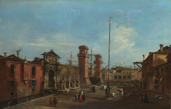 Francesco Guardi: 'Venice: The Arsenal'