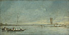 View of the Venetian Lagoon with the Tower of Malghera