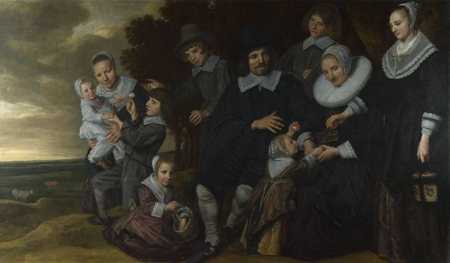 Frans Hals: 'A Family Group in a Landscape'