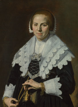Frans Hals: 'Portrait of a Woman with a Fan'