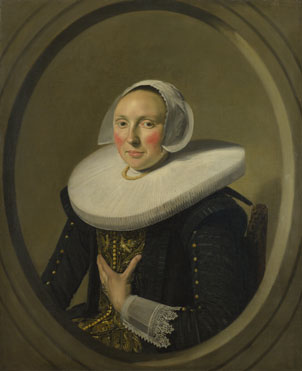 Frans Hals: 'Portrait of a Woman (Marie Larp?)'