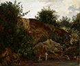 Landscape with Figures bathing