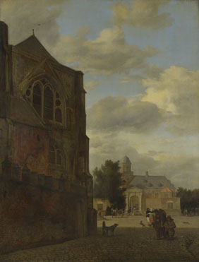 Jan van der Heyden: 'An Imaginary View of Nijenrode Castle'