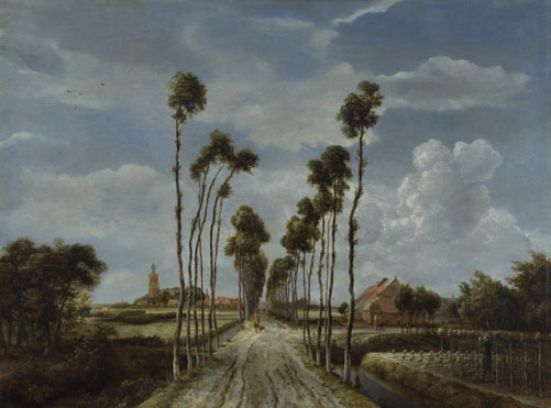 Meindert Hobbema: 'The Avenue at Middelharnis'