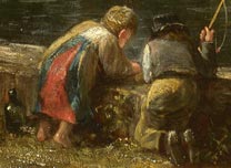 Detail from John Constable, Stratford Mill