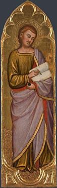 Attributed to Jacopo di Cione and workshop: 'St. Luke'