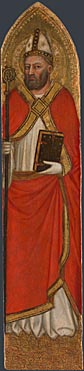 Attributed to Jacopo di Cione and workshop: 'St. Peter Damien'