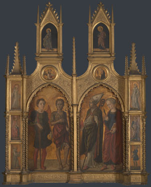 Attributed to Jacopo di Antonio (Master of Pratovecchio?): 'Pratovecchio Altarpiece'