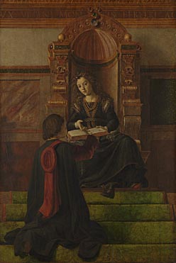 Justus of Ghent and workshop, Rhetoric