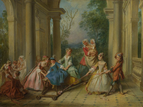 Nicolas Lancret: 'The Four Ages of Man: Childhood'