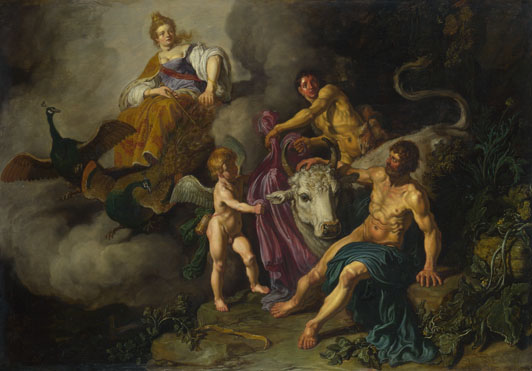 Pieter Lastman: 'Juno discovering Jupiter with Io'