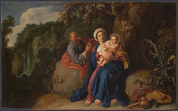 Pieter Lastman: 'The Rest on the Flight into Egypt'